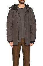 Canada Goose Carson Parka in Graphite, view 5, click to view large image.