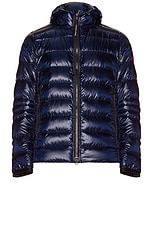 Canada Goose Crofton Hoody in Atlantic Navy, view 1, click to view large image.