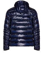 Canada Goose Crofton Hoody in Atlantic Navy, view 3, click to view large image.