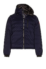 Canada Goose Lodge Hoody in Atlantic Navy, view 2, click to view large image.