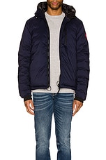 Canada Goose Lodge Hoody in Atlantic Navy, view 5, click to view large image.