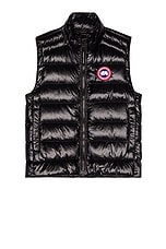 Canada Goose Crofton Vest in Black, view 1, click to view large image.
