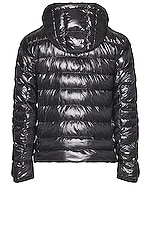 Canada Goose Crofton Hoody in Carbon, view 2, click to view large image.