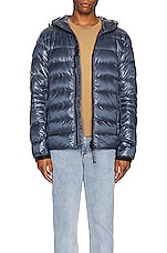 Canada Goose Crofton Hoody in Ozone Blue, view 5, click to view large image.