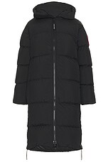 Canada Goose Lawrence Long Puffer in Black, view 1, click to view large image.