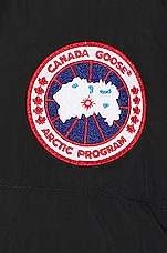 Canada Goose Lawrence Long Puffer in Black, view 5, click to view large image.