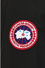 Canada Goose Burnaby Chore Coat in Black, view 4, click to view large image.