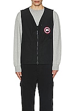 Canada Goose Canmore Vest in Black, view 4, click to view large image.