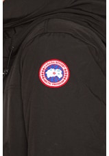 Canada Goose Langford Parka With Coyote Fur Trim in Black, view 8, click to view large image.