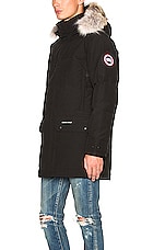 Canada Goose Emory Parka with Coyote Fur in Black, view 7, click to view large image.