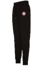 Canada Goose Huron Skinny Pant in Black, view 3, click to view large image.