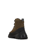 Canada Goose Journey Boot in Military Green & Black, view 3, click to view large image.