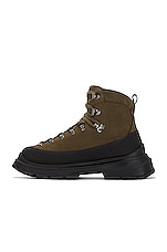 Canada Goose Journey Boot in Military Green & Black, view 5, click to view large image.