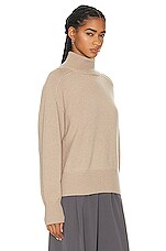 Canada Goose Baysville Turtleneck Top in Sand Heather, view 2, click to view large image.
