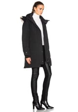 Canada Goose Shelburne Parka in Black, view 4, click to view large image.
