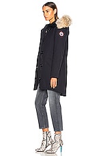Canada Goose Rossclair Parka in Navy, view 4, click to view large image.