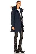Canada Goose Shelburne Parka in Atlantic Navy, view 3, click to view large image.
