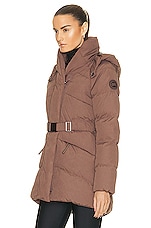 Canada Goose Marlow Coat in Sephia, view 4, click to view large image.