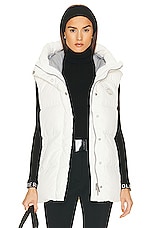 Canada Goose Rayla Vest in North Star White, view 2, click to view large image.