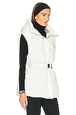 Canada Goose Rayla Vest in North Star White, view 3, click to view large image.