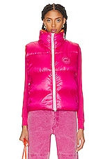 Canada Goose Paola Pivi Atwood Vest in Fuchsia, view 1, click to view large image.