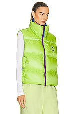 Canada Goose Paola Pivi Atwood Vest in Neon Green, view 3, click to view large image.