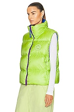 Canada Goose Paola Pivi Atwood Vest in Neon Green, view 4, click to view large image.