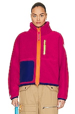 Canada Goose Paola Pivi Fleece Jacket in Fuchsia, view 1, click to view large image.