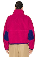 Canada Goose Paola Pivi Fleece Jacket in Fuchsia, view 5, click to view large image.