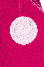 Canada Goose Paola Pivi Fleece Jacket in Fuchsia, view 7, click to view large image.