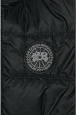 Canada Goose Roxboro Vest in Black, view 6, click to view large image.