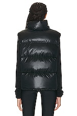 Canada Goose Cypress Cropped Vest in Black, view 4, click to view large image.