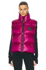 Canada Goose Cypress Puffer Vest in City Magenta-ville Magenta, view 1, click to view large image.