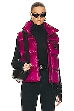 Canada Goose Cypress Puffer Vest in City Magenta-ville Magenta, view 2, click to view large image.