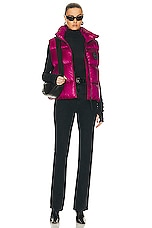 Canada Goose Cypress Puffer Vest in City Magenta-ville Magenta, view 6, click to view large image.