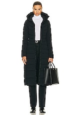 Canada Goose Clair Long Coat in Black, view 1, click to view large image.