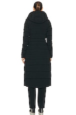 Canada Goose Clair Long Coat in Black, view 5, click to view large image.