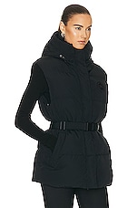 Canada Goose Rayla Vest in Black, view 3, click to view large image.