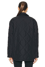 Canada Goose Albany Quilted Shirt Jacket in Black, view 4, click to view large image.