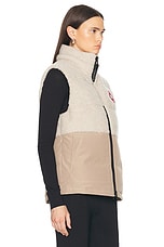 Canada Goose Elora Vest in Light Tan & Tan, view 2, click to view large image.