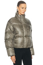 Canada Goose Cypress Cropped Puffer in Smokey Sage, view 3, click to view large image.