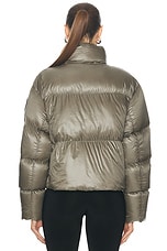 Canada Goose Cypress Cropped Puffer in Smokey Sage, view 5, click to view large image.