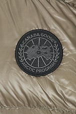 Canada Goose Cypress Cropped Puffer in Smokey Sage, view 7, click to view large image.