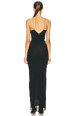 Christopher Esber Molded Venus Dress in Black, view 4, click to view large image.