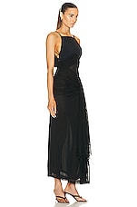 Christopher Esber Chlorophyte Ore Gown in BLACK, view 2, click to view large image.
