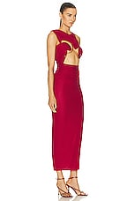 Christopher Esber Venusa Tank Dress in Cherry, view 2, click to view large image.