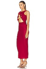 Christopher Esber Venusa Tank Dress in Cherry, view 3, click to view large image.