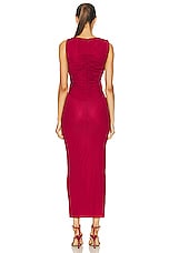 Christopher Esber Venusa Tank Dress in Cherry, view 4, click to view large image.