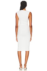 Christopher Esber Callisto Trinity Tank Dress in White, view 4, click to view large image.