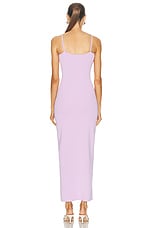 Christopher Esber Salacia Wire Column Dress in Pink Tourmaline, view 3, click to view large image.